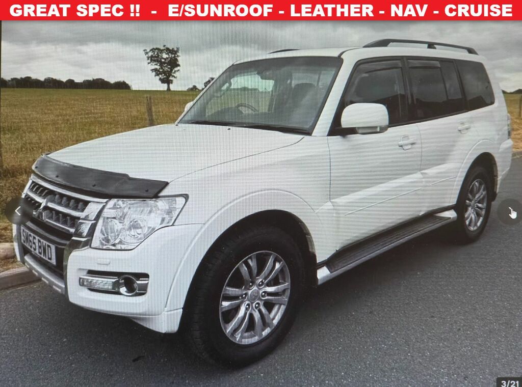 Mitsubishi Shogun Di-dc Sg3 Suv White