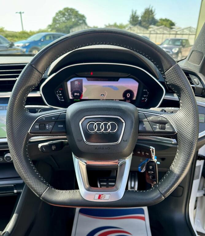 Audi Q3 Suv 2.0 Tfsi 40 S Line S Tronic Quattro Euro 6 S DG19YUB White #4