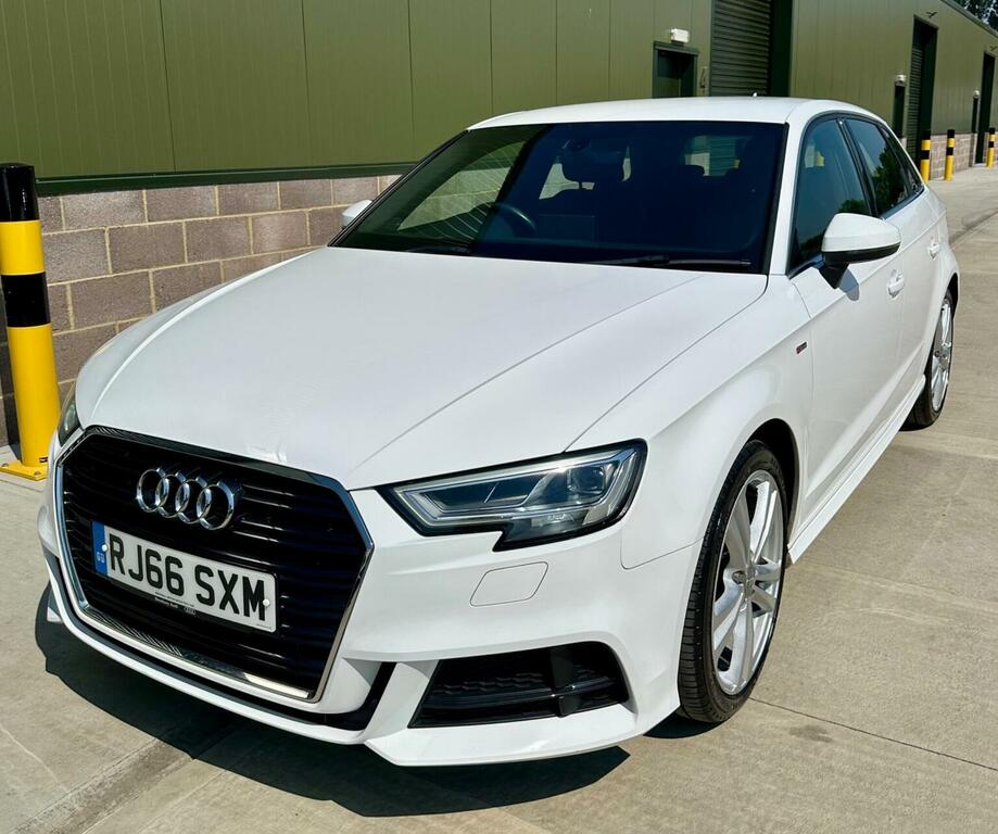 Audi A3 Hatchback 1.4 Tfsi Cod S Line Sportback Euro 6 S RJ66SXM White #3