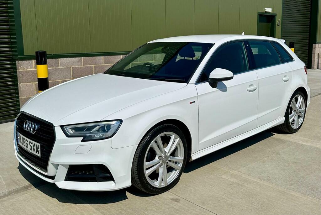 Audi A3 Hatchback 1.4 Tfsi Cod S Line Sportback Euro 6 S RJ66SXM White #4