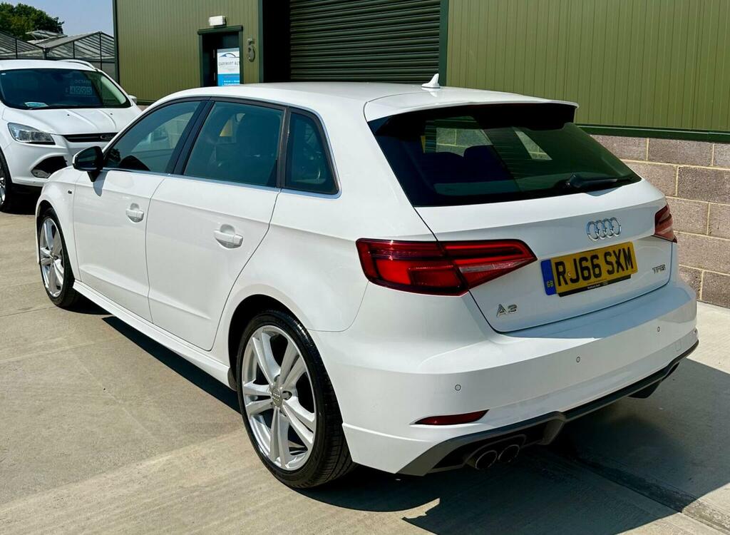 Audi A3 Hatchback 1.4 Tfsi Cod S Line Sportback Euro 6 S RJ66SXM White #5