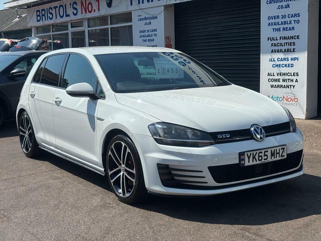 Volkswagen Golf Hatchback 2.0 Tdi Bluemotion Tech Gtd Euro 6 Ss YK65MHZ White