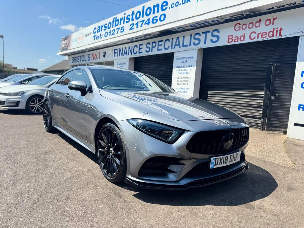 Mercedes-Benz CLS Saloon 2.9 Cls350d Amg Line Premium Plus Coupe G Grey