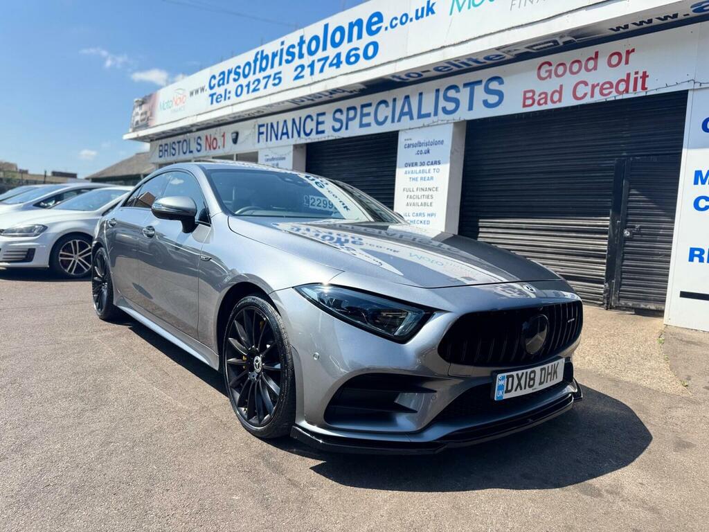 Mercedes-Benz CLS Saloon 2.9 Cls350d Amg Line Premium Plus Coupe G Grey #4