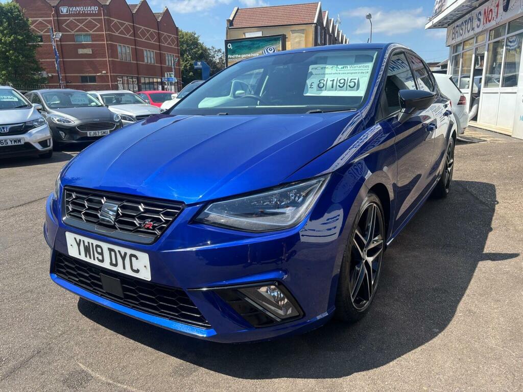 Seat Ibiza Hatchback 1.0 Tsi Fr Sport Euro 6 Ss Gpf 2 YW19DYC Blue #4