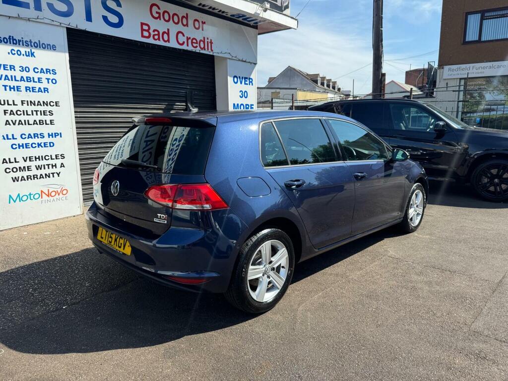 Volkswagen Golf Hatchback 1.6 Tdi Bluemotion Tech Match Dsg Euro 5 LT15KGV Blue #6