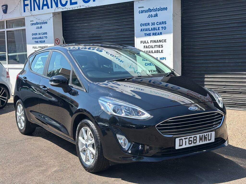 Ford Fiesta Hatchback 1.0T Ecoboost Zetec Euro 6 Ss 20 Black