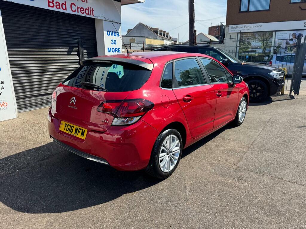 Citroen C4 Hatchback 1.2 Puretech Flair Euro 6 Ss 201 Red #4