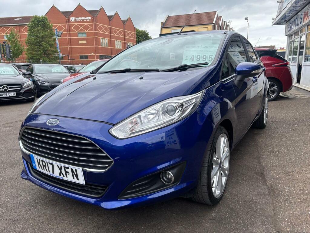 Ford Fiesta Hatchback 1.0T Ecoboost Titanium X Euro 6 Ss Blue #4
