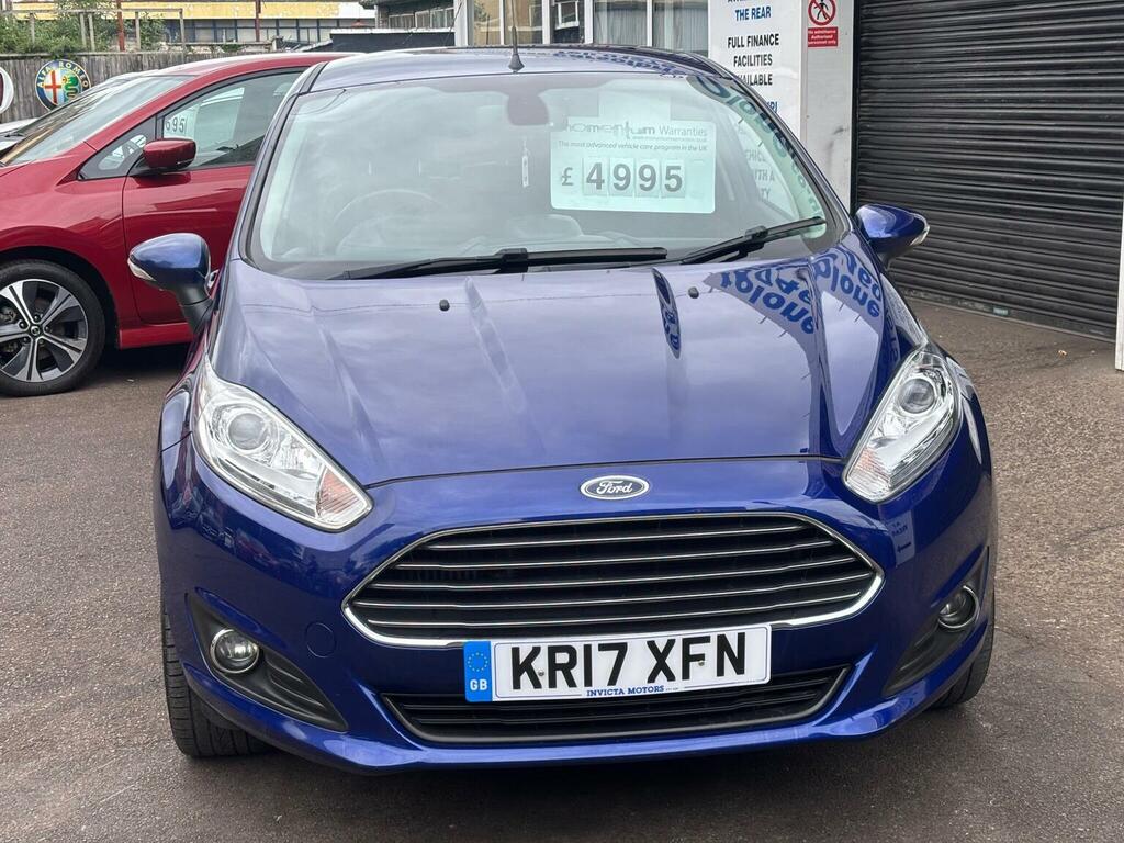 Ford Fiesta Hatchback 1.0T Ecoboost Titanium X Euro 6 Ss Blue #3