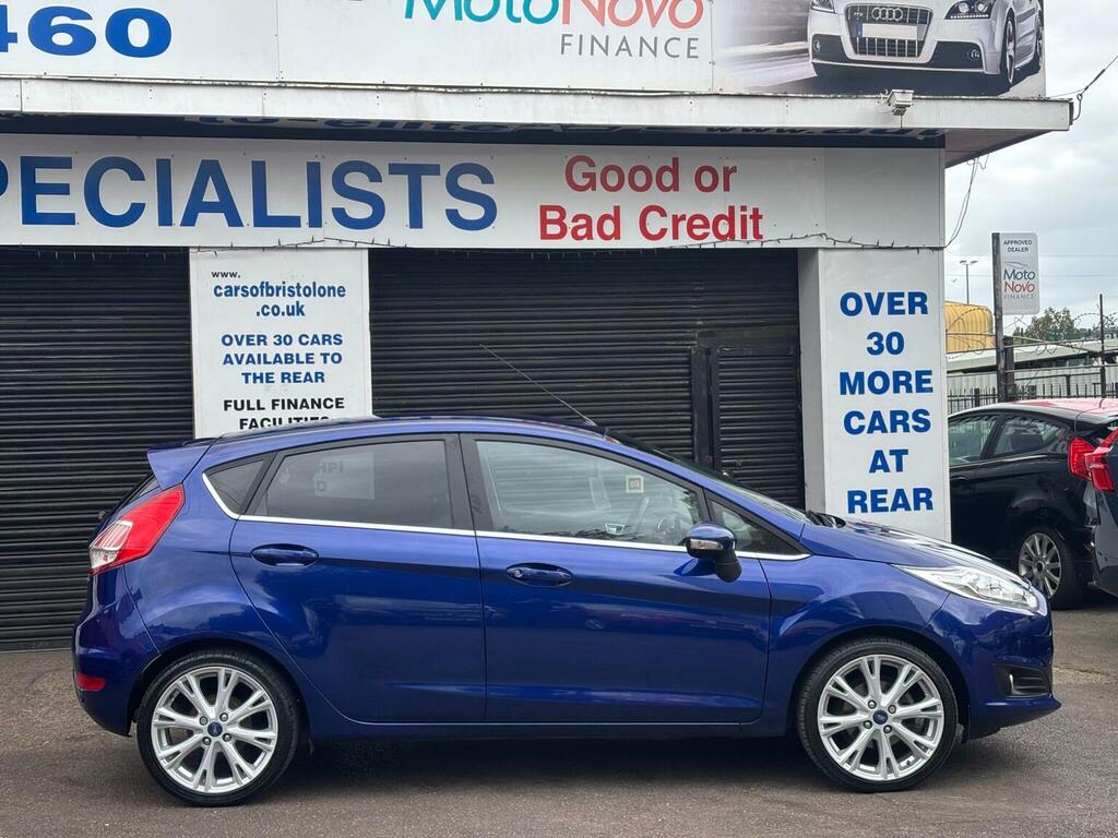 Ford Fiesta Hatchback 1.0T Ecoboost Titanium X Euro 6 Ss Blue #2