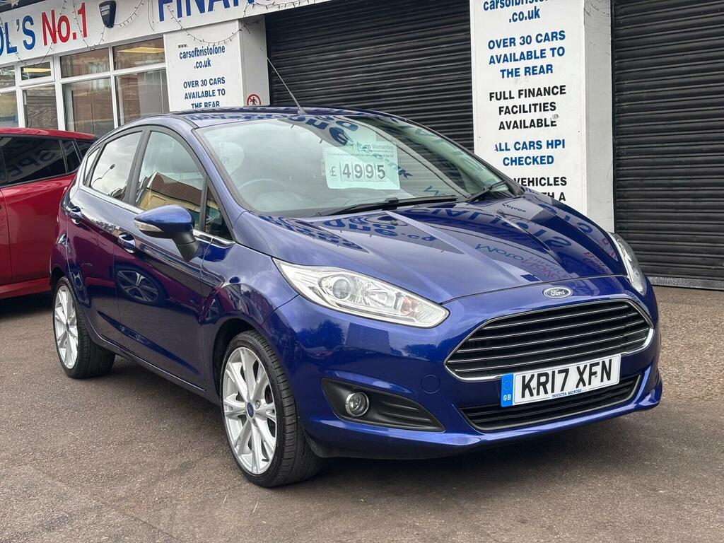 Ford Fiesta Hatchback 1.0T Ecoboost Titanium X Euro 6 Ss Blue