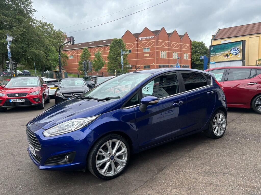 Ford Fiesta Hatchback 1.0T Ecoboost Titanium X Euro 6 Ss Blue #5