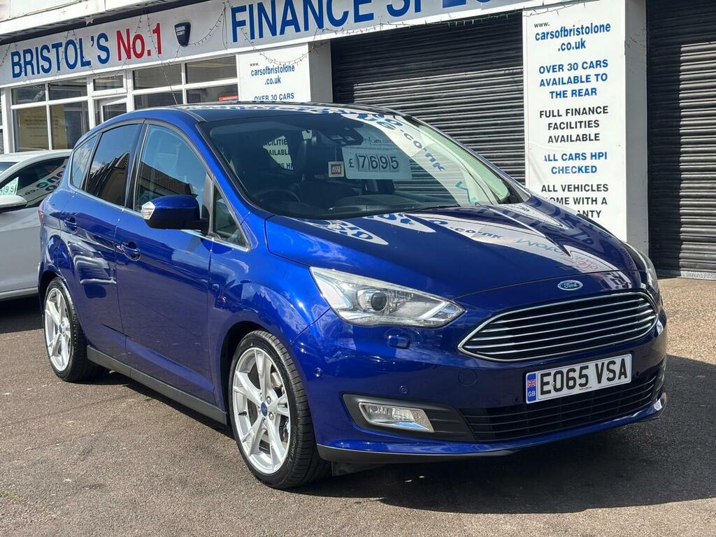 Ford C-Max 1.0T Ecoboost Titanium X Euro 6 Ss Nav Blue