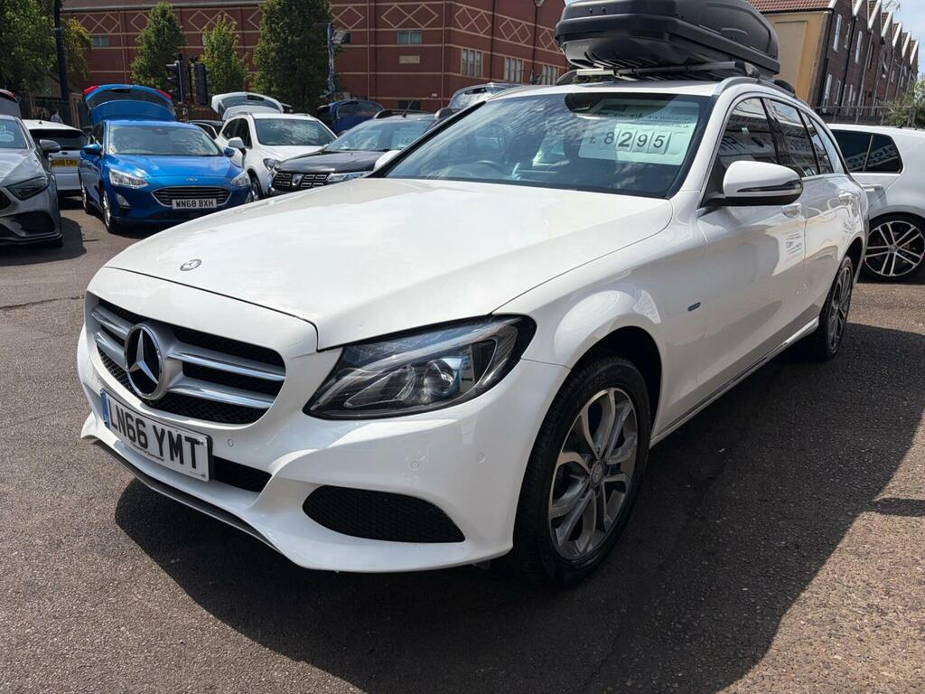 Mercedes-Benz C Class Estate 2.0 C350e 6.4Kwh Sport G-tronic Euro 6 S LN66YMT White #2