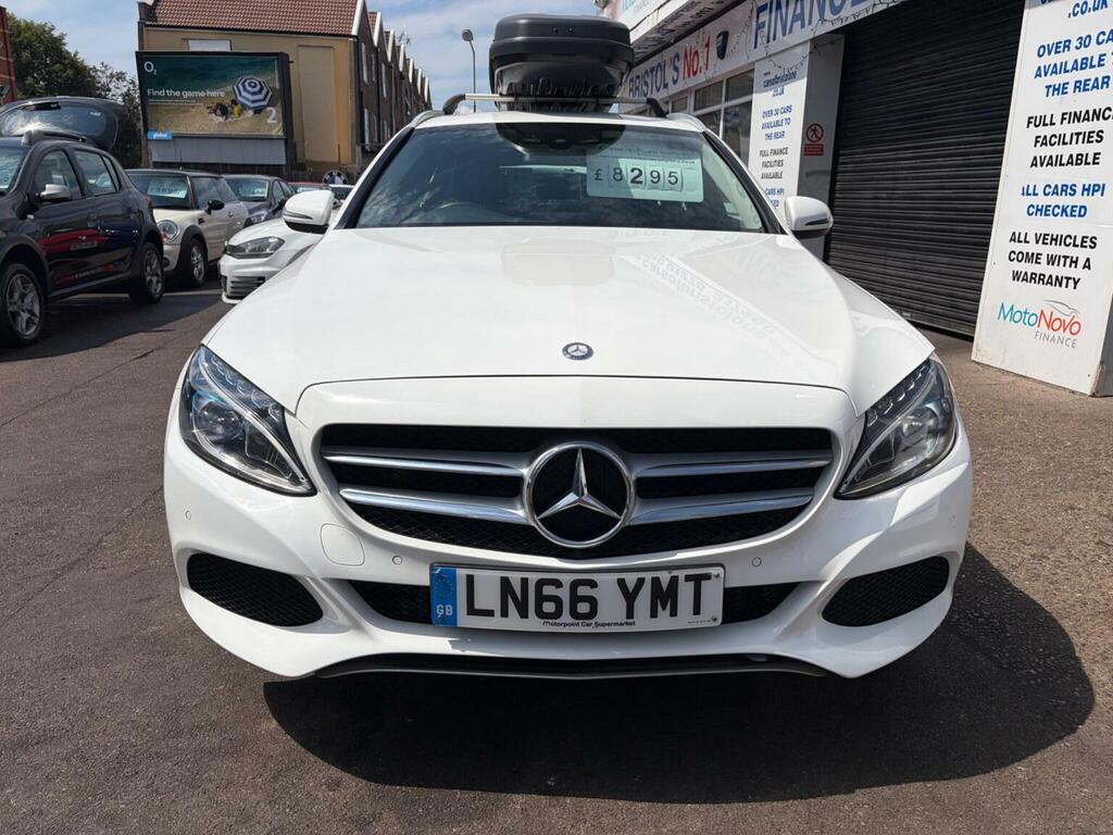 Mercedes-Benz C Class Estate 2.0 C350e 6.4Kwh Sport G-tronic Euro 6 S LN66YMT White #3