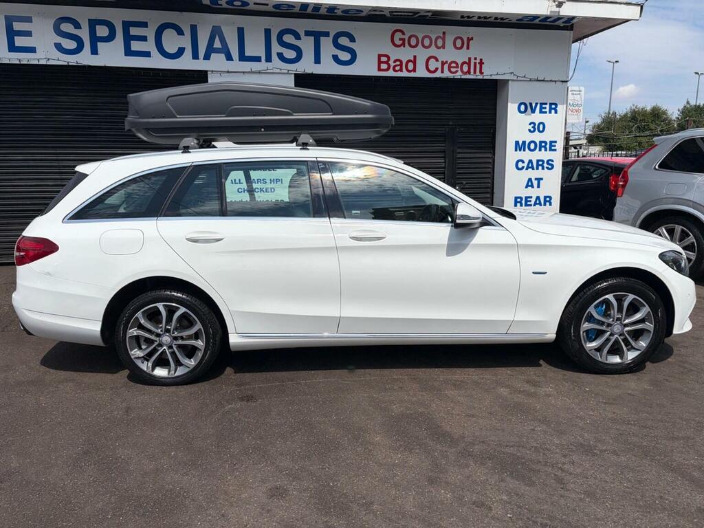 Mercedes-Benz C Class Estate 2.0 C350e 6.4Kwh Sport G-tronic Euro 6 S LN66YMT White #4