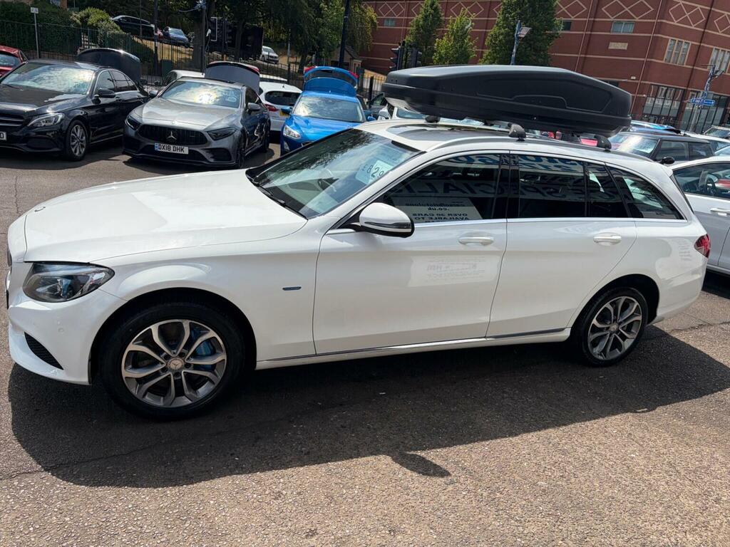 Mercedes-Benz C Class Estate 2.0 C350e 6.4Kwh Sport G-tronic Euro 6 S LN66YMT White #5