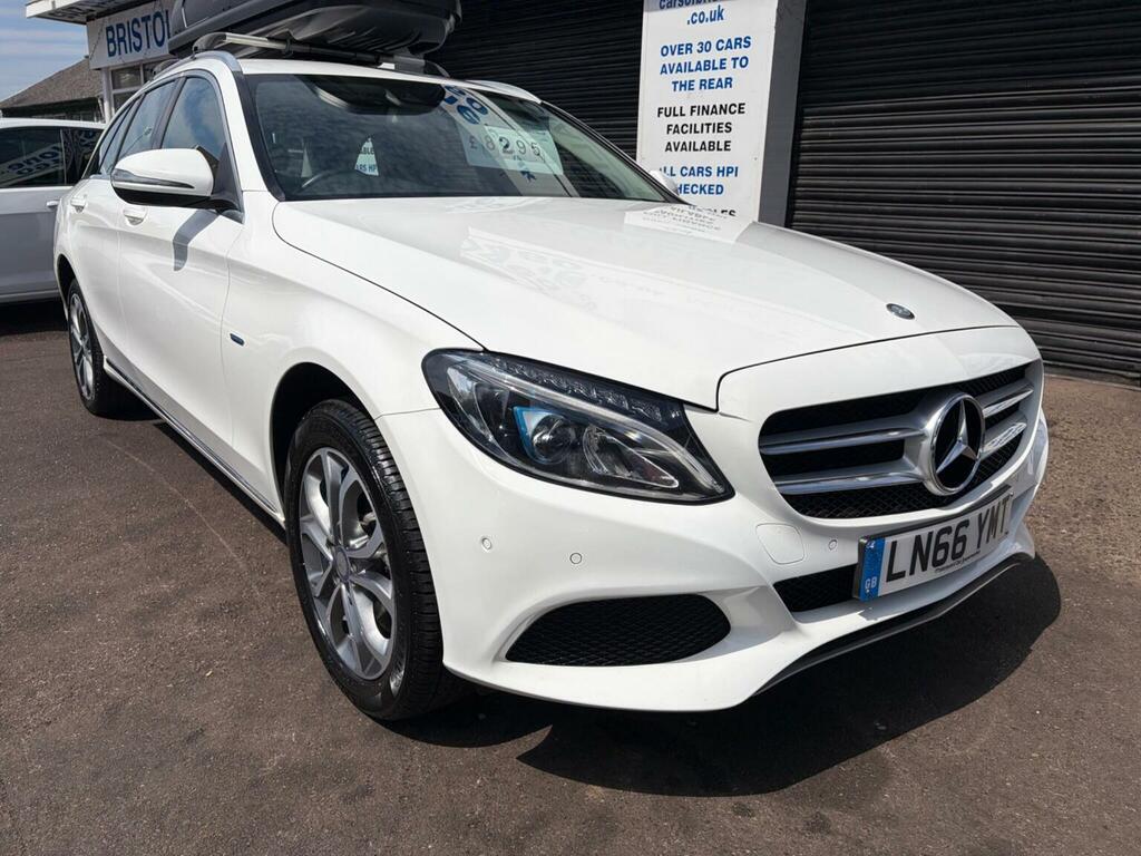 Mercedes-Benz C Class Estate 2.0 C350e 6.4Kwh Sport G-tronic Euro 6 S LN66YMT White