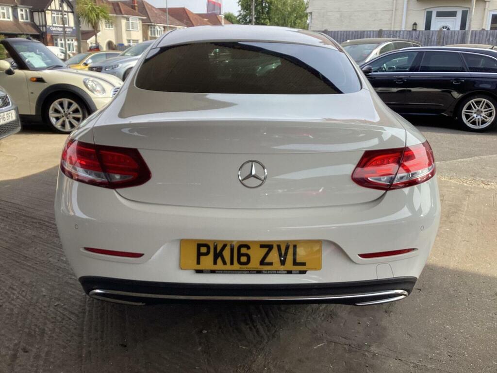 Mercedes-Benz C Class Coupe 2.1 C220d Sport Premium Plus G-tronic Eur PK16ZVL White #4
