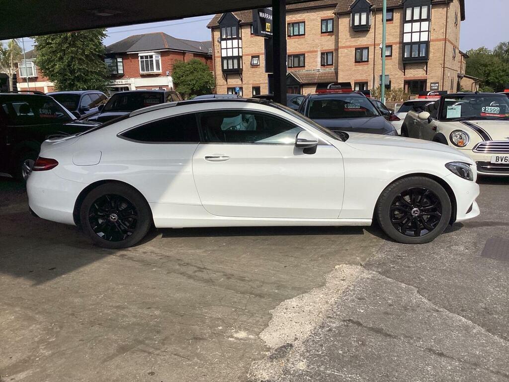 Mercedes-Benz C Class Coupe 2.1 C220d Sport Premium Plus G-tronic Eur PK16ZVL White #2