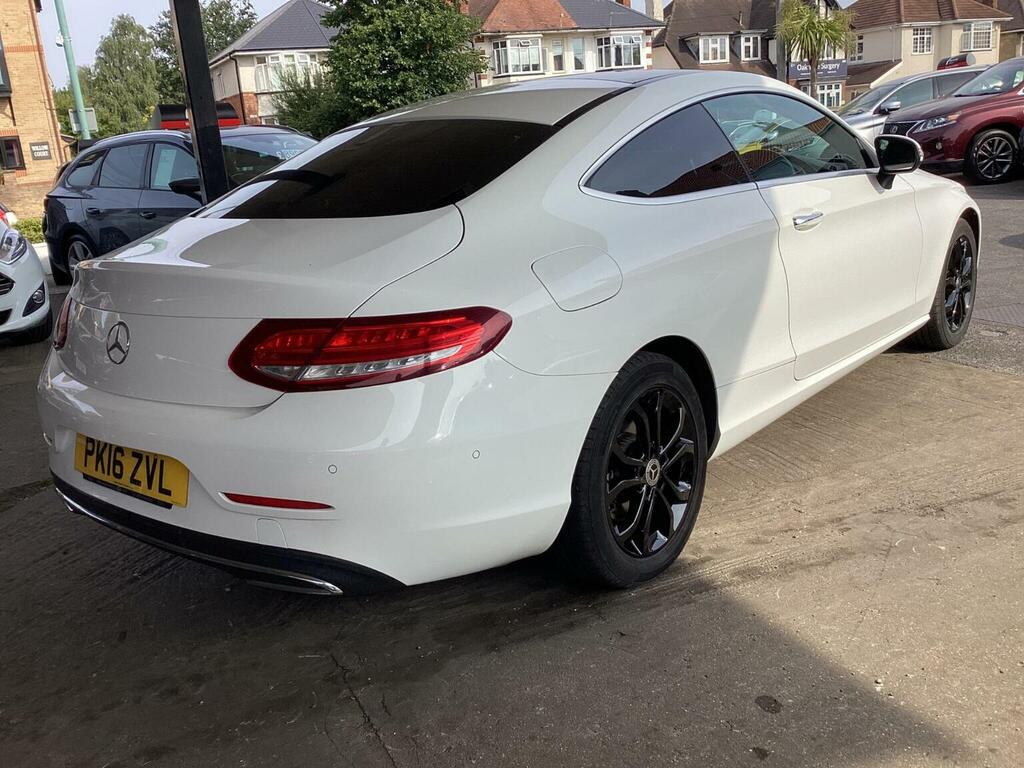 Mercedes-Benz C Class Coupe 2.1 C220d Sport Premium Plus G-tronic Eur PK16ZVL White #3