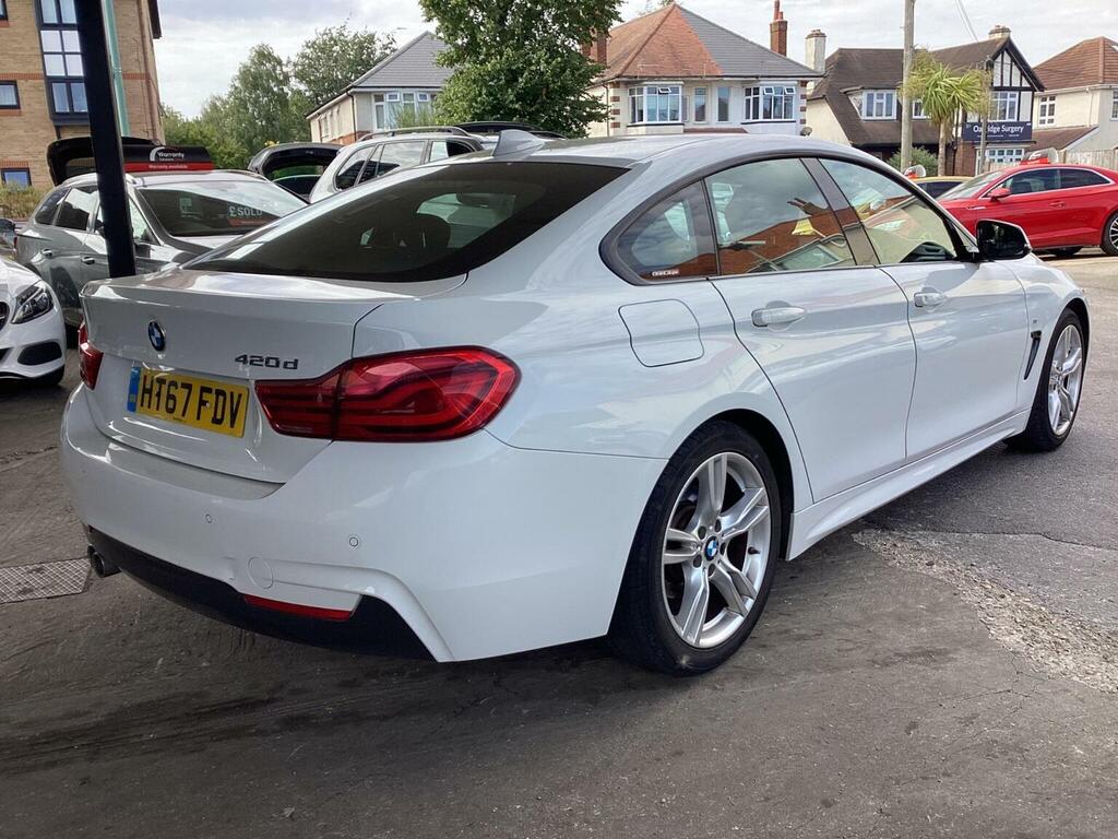 BMW 4 Series Gran Coupe 2.0 420D M Sport Euro 6 Ss White #3
