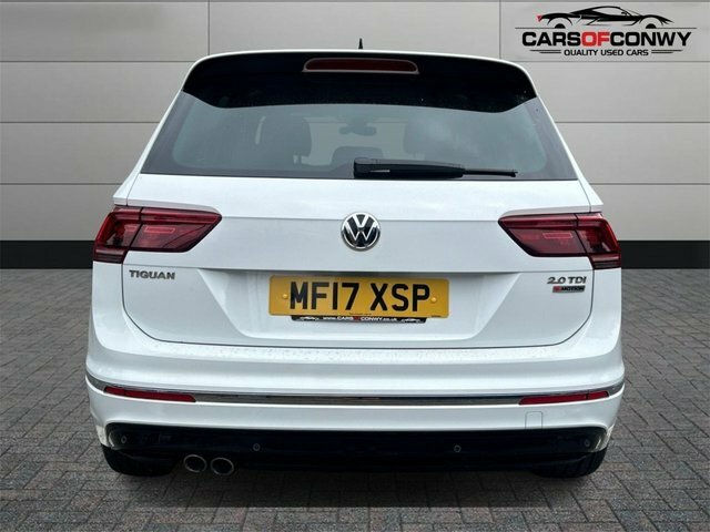 Volkswagen Tiguan 2.0 Tdi Bluemotion Tech R-line Suv Dsg MF17XSP White #6
