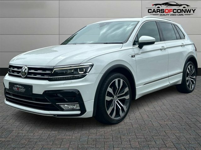 Volkswagen Tiguan 2.0 Tdi Bluemotion Tech R-line Suv Dsg MF17XSP White #3