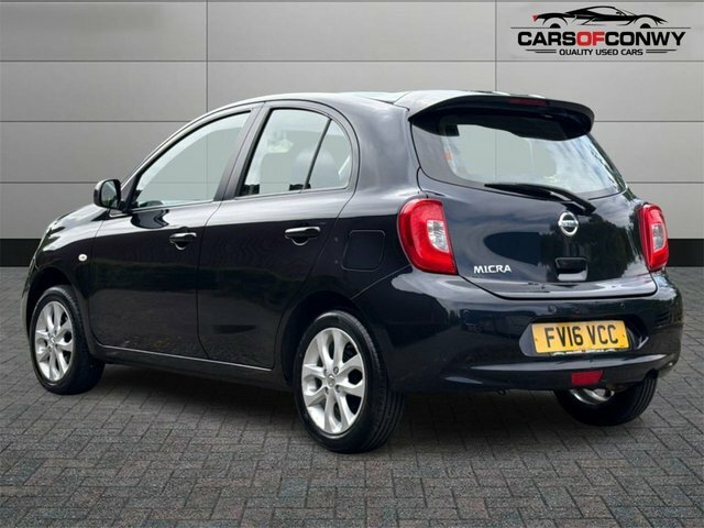 Nissan Micra 1.2 Acenta Hatchback Cvt Euro 6 80 Ps Black #5