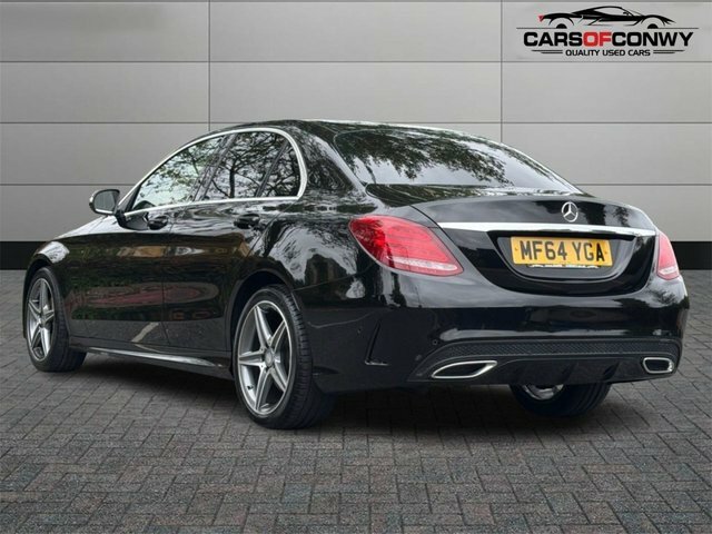 Mercedes-Benz C Class 2.1 C250 Bluetec Amg Line Saloon G-tron MF64YGA Black #4