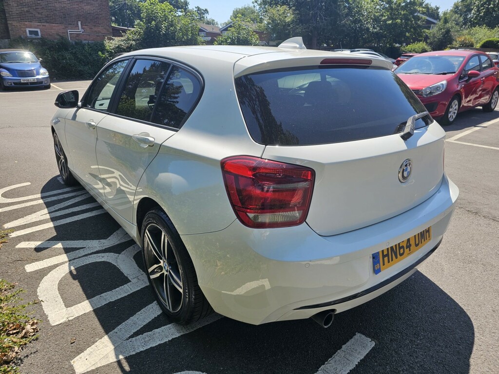 BMW 1 Series 2.0 116D Sport 5-Door White #5