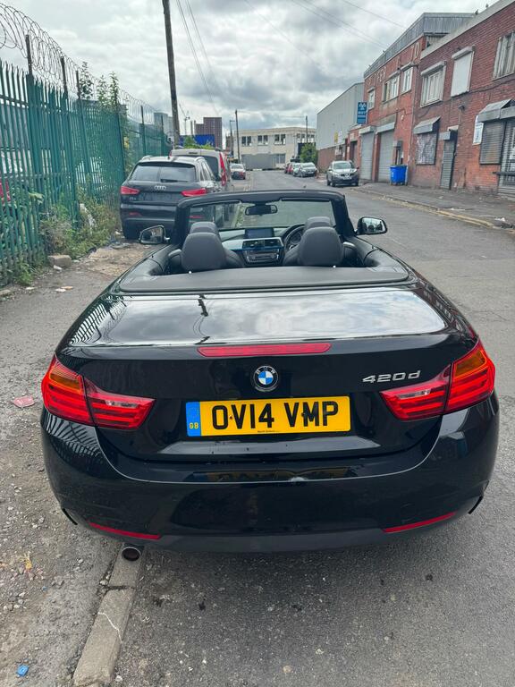 BMW 4 Series 2.0 420D M Sport Euro 6 Ss OV14VMP Black #4