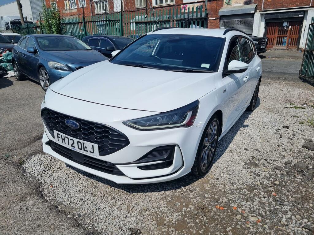 Ford Focus St-line White #4
