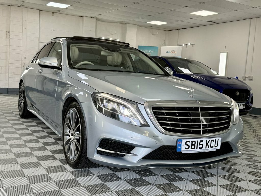 Mercedes-Benz S Class 2015 3.0 S350 V6 Bluetec Amg Line Saloon Diese Silver #4