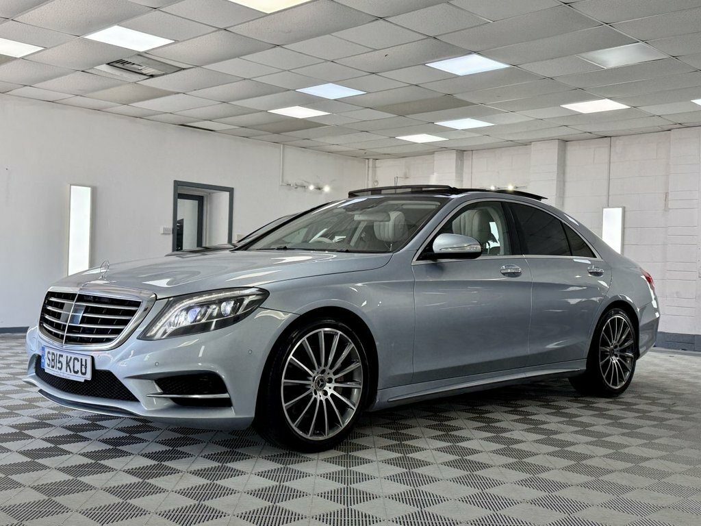 Mercedes-Benz S Class 2015 3.0 S350 V6 Bluetec Amg Line Saloon Diese Silver #6
