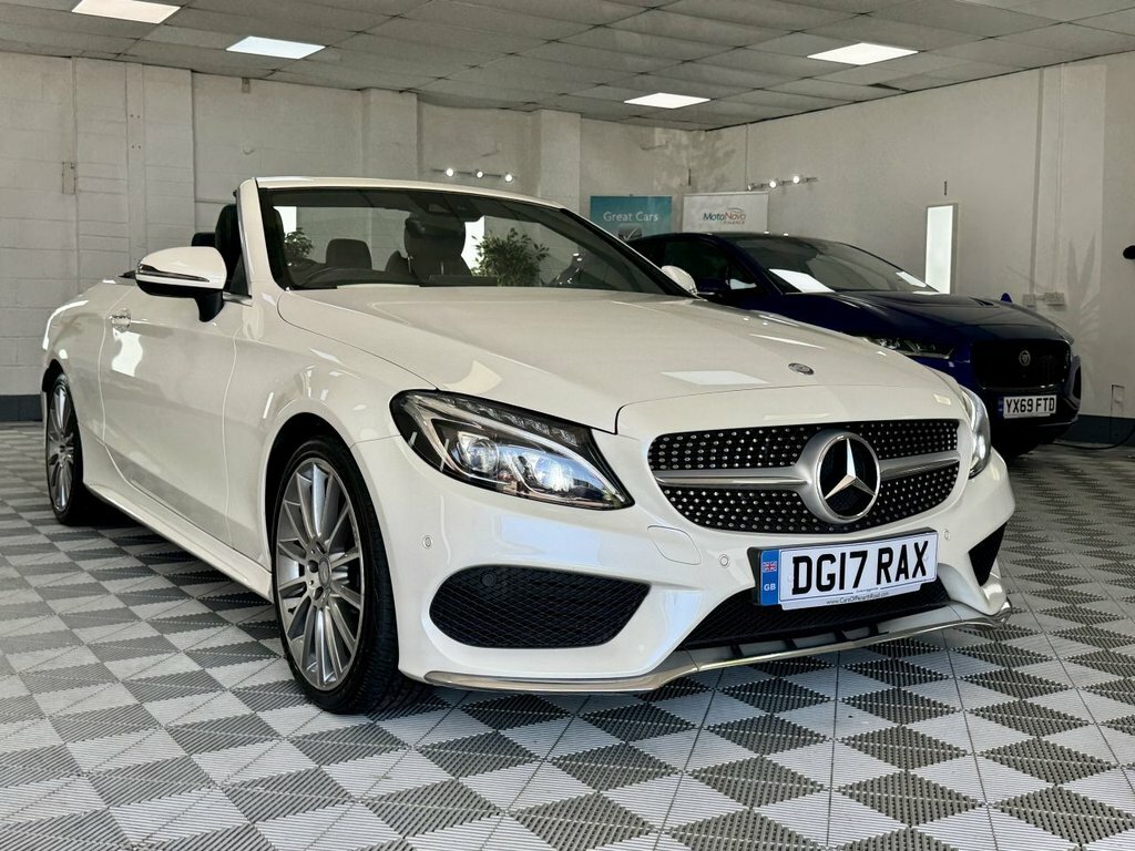 Mercedes-Benz C Class 2017 2.1 C250d Amg Line Premium Plus Cabriolet 2 White #4