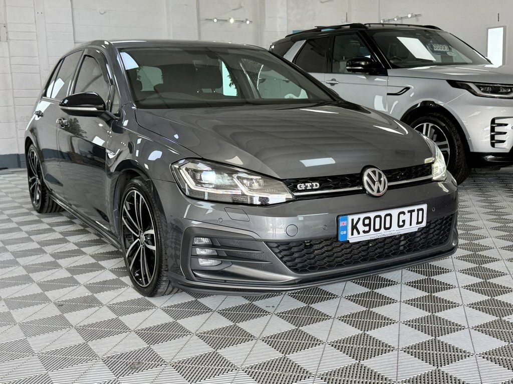 Volkswagen Golf 2018 2.0 Tdi Gtd Hatchback Dsg Euro 6 Grey #4