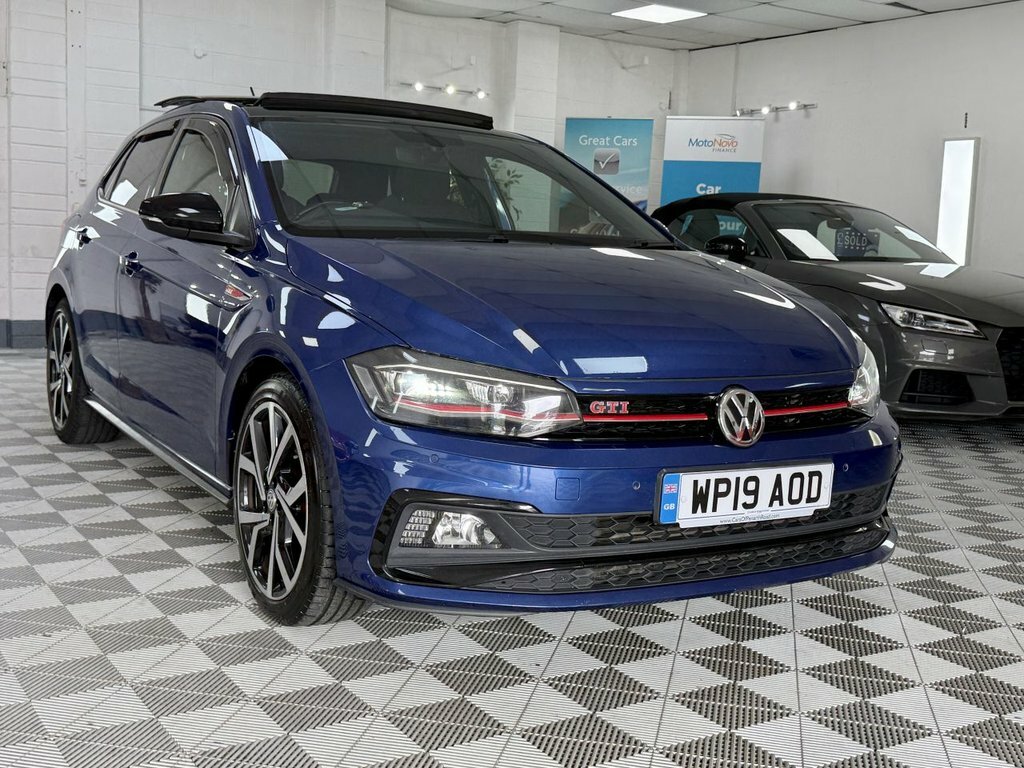 Volkswagen Polo 2019 2.0 Tsi Gpf Gti Hatchback Dsg Eur Blue #3