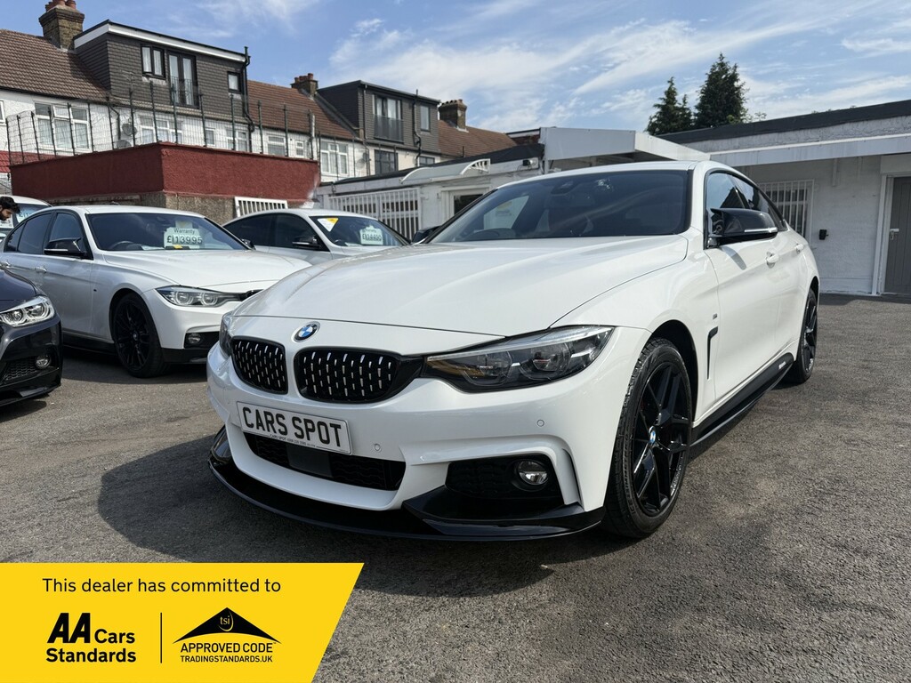BMW 4 Series Gran Coupe Hatchback 2.0 420I M Sport X Drive Red Leather Gc White