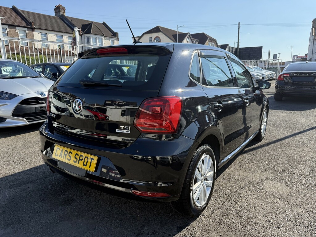 Volkswagen Polo Hatchback 1.2 Tsi Blue Motion Verified Miles Fresh Black #5