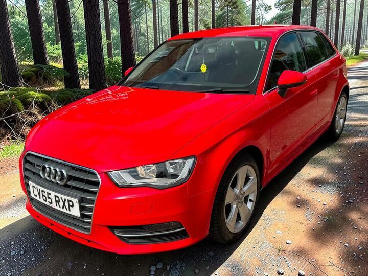 Audi A3 1.6 Tdi Sport Sportback Euro 6 Ss Nav Red #2