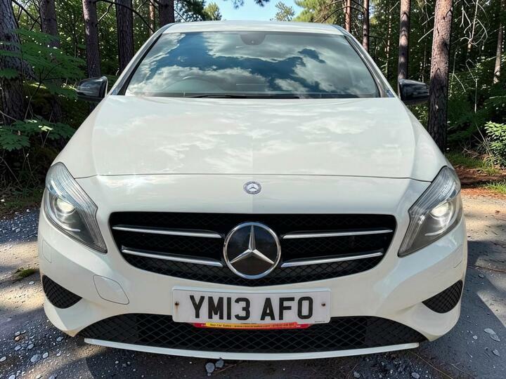 Mercedes-Benz A Class Hatchback White #1