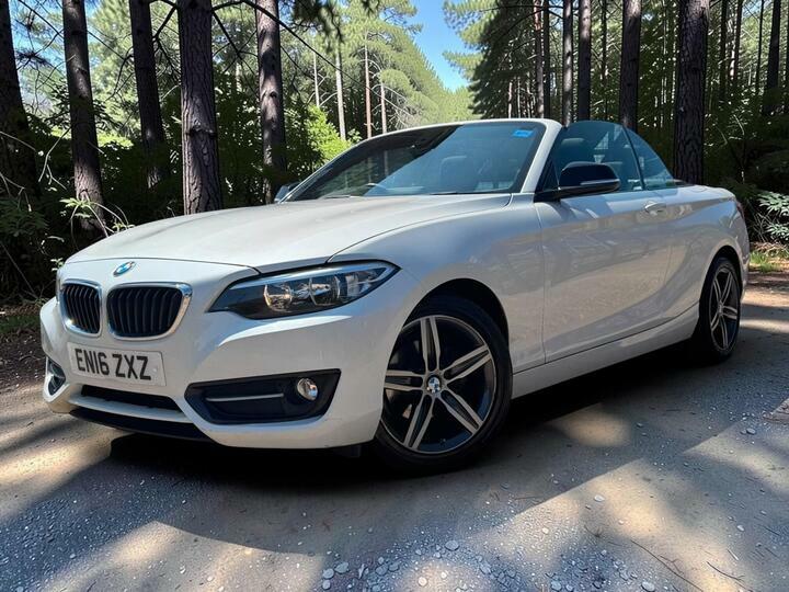 BMW 2 Series 1.5 218I Sport Euro 6 Ss White #2