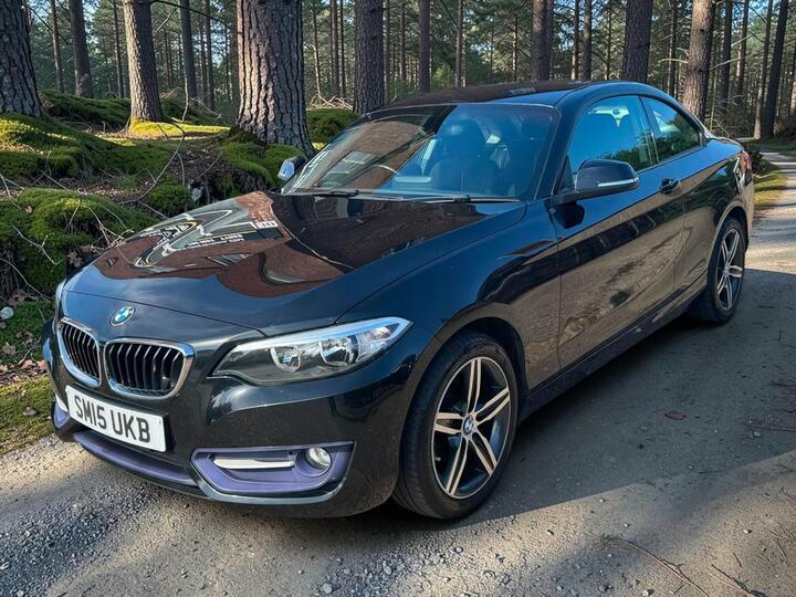 BMW 2 Series 1.5 218I Sport Euro 6 Ss Black #4