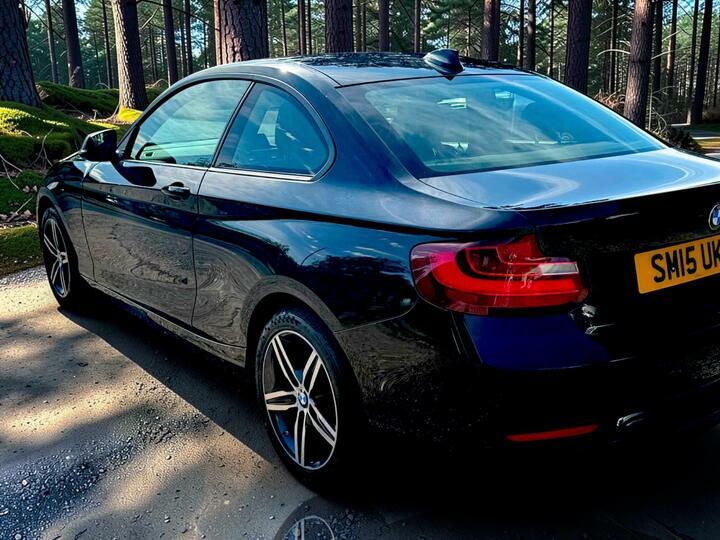 BMW 2 Series 1.5 218I Sport Euro 6 Ss Black #5
