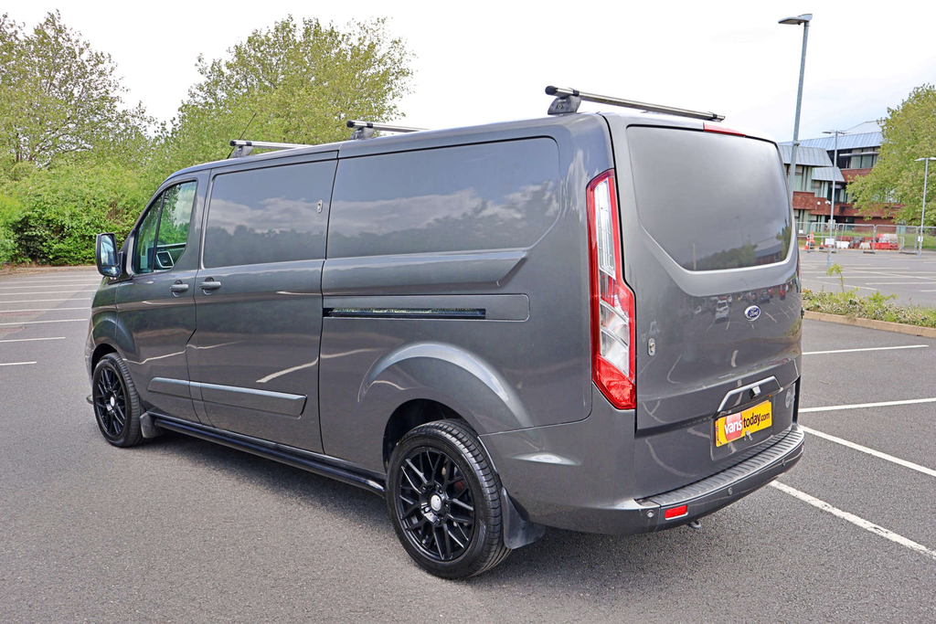 Ford Transit Custom 185 Bhp 320 Limited Ecoblue Lwb Tailgate WM71KXG Grey #6
