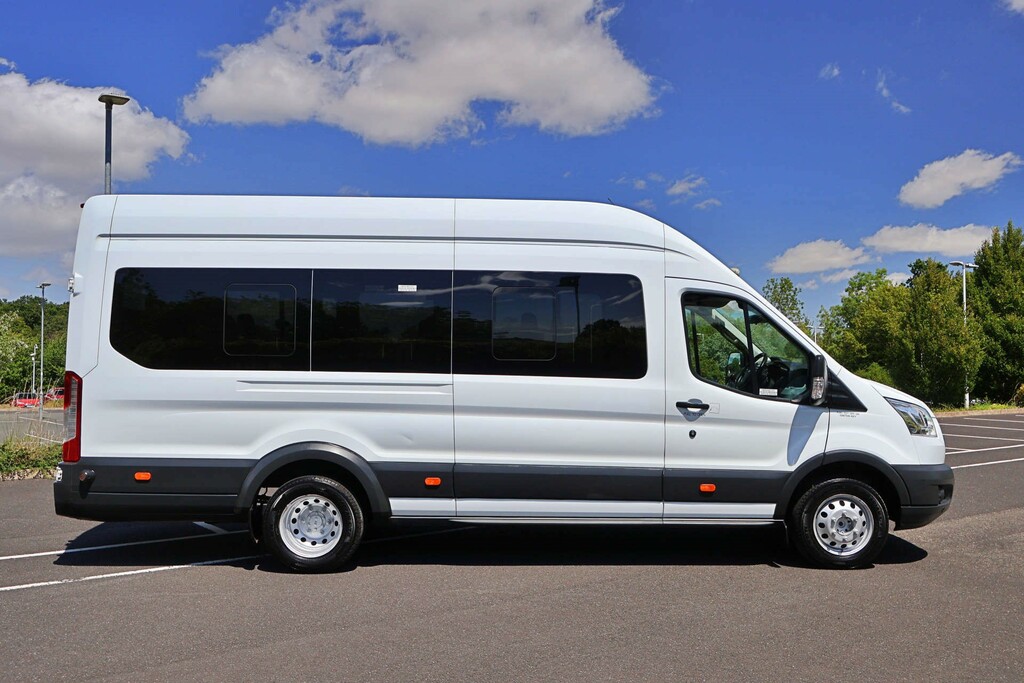 Ford Transit Custom 460 Trend Econetic Tech 17 Seat Xlwb EA17ZFF White #3