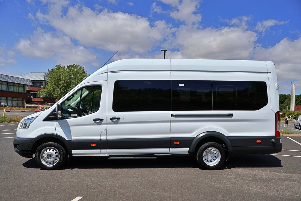 Ford Transit Custom 460 Trend Econetic Tech 17 Seat Xlwb EA17ZFF White #4