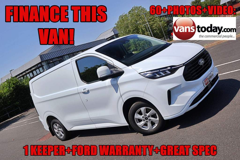 Ford Transit Custom Ecoblue L1h1 Van Limited Fwd White